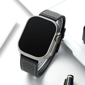 สายนาฬิกาหนังซิลิโคนใหม่ขายส่งจากโรงงาน สำหรับ Apple Watch S11 10 46 มม. Ultra 49 มม. SE 44 มม. และสายนาฬิกาอเนกประสงค์ขนาด 22 มม. - Product Image 2