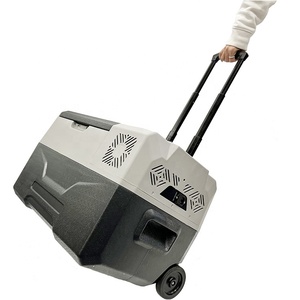 ตู้เย็<span class=keywords><strong>น</strong></span>แช่แข็งแบบพกพา 12V 24V สำหรับตั้งแคมป์ รถบรรทุก รถบ้าน เรือ พร้อมล้อ - Product Image 2