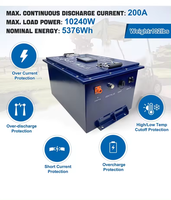 LiFePO4 48V 105Ah Batterie de chariot élévateur à ciseaux pour chariot de golf 36V 72V 50Ah 100Ah 200Ah 300Ah Packs de batterie au lithium-ion pour chariot de golf