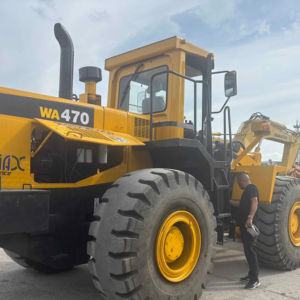 Durable Compacto Komatsu WA470 Cargador frontal de ruedas Capacidad de 5 toneladas Bomba de motor 2023 Modelo Motor Construcción Industrial - Product Image 1