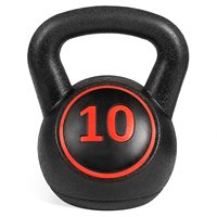 Kettlebell Gym Premium Berlapis Karet dengan Logo Custom, Latihan Kekuatan 6kg 8Kg 16Kg 32Kg untuk Kebugaran