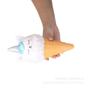 Unicorn Ice Cream <b>Squishy</b> Toy TPE 5 To 7 Years Unisex Fidget Toy - Product Image 2