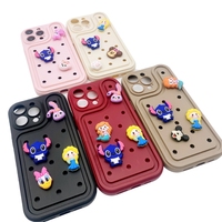 Housse de protection personnalisée motif poupée dessin animé 3D TPU DIY étui de téléphone portable pour iPhone 15 Pro Max
