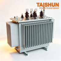 Transformateur de distribution de puissance triphasé immergé dans l'huile CE EAC ISO UL S11 630KVA 50/60Hz 6.3kV 10kV