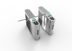 بطاقة RFID QR تذكرة نظام التحكم في الوصول التلقائي الفولاذ المقاوم للصدأ ترايبود الباب الدوار للبقع ذات المناظر الخلابة - Product Image 3