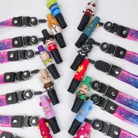 Vente en gros en stock avec corde de suspension Figurine de dessin animé japonais Personnage d'anime Embouchure en silicone Comic Embouts Shisha Narguilé