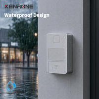 Boîte de rangement intelligente NFC murale et suspendue sans batterie, boîte à clés sans batterie avec déverrouillage par contact mobile pour la location de voitures