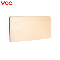 WOQI Bureau Mural Rabattable Flottant au Design Bois Élégant, Personnalisable, Durable, pour Petits Espaces, Usine Directe, Outil d'Organisation de Maison