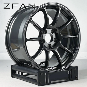 Rines ZFAN 5x112 de Aleación de Aluminio Forjado de 17-19 Pulgadas, Rines Personalizados <span class=keywords><strong>para</strong></span> Auto de Carreras <span class=keywords><strong>para</strong></span> <span class=keywords><strong>Mini</strong></span> <span class=keywords><strong>Cooper</strong></span> <span class=keywords><strong>S</strong></span> JCW F56/<span class=keywords><strong>R56</strong></span>, Nuevo Acabado Negro - Product Image 2