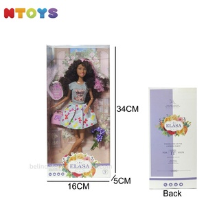 Bambola di Moda <span class=keywords><strong>Belinda</strong></span> Economica e Popolare, 11,5 Pollici, Capelli Ricci Neri, Set con 11 Articolazioni, Corpo Solido, Regalo per Ragazze - Product Image 2