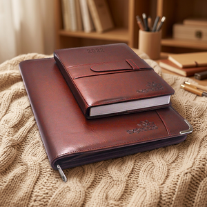 Libreta de Cuero Personalizada con Tapa Magnética, Diario de Negocios de Alta Calidad, Libreta de Cuero PU, Muestra Gratuita - Product Image 1
