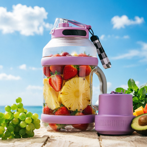 Licuadora Portátil OEM de 2L, Vaso Mezclador de Grado Alimenticio de PC Recargable, Batidora Eléctrica para Smoothies de Frutas, Venta al por Mayor de Fábrica - Product Image 1