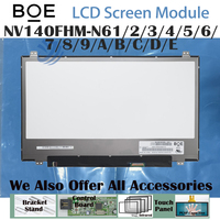 14.0" 60Hz 300 Cd/m² 30Pin 1920*1080 16:9 800:1 Tanpa Sentuh 92% SRGB Modul Layar LCD Laptop NV140FHM-N61/2/3/4/5/6/A/B/X/K/N51