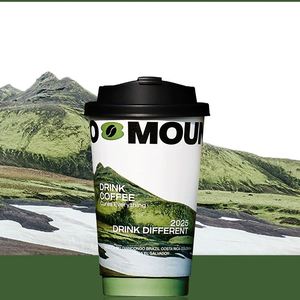 Custom logo Printed Eco Friendly Latte Coffee Paper <b>Cup</b> 4/8/10/12/16oz Hot and Cold Drinks Double Wall Paper <b>Cups</b> with Lids - Product Image 4