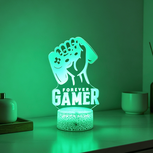 Customized 3D Game Room Desk Lamp Console Game LED Desk Lamp <b>for</b> Home and Office Decoration - Product Image 2
