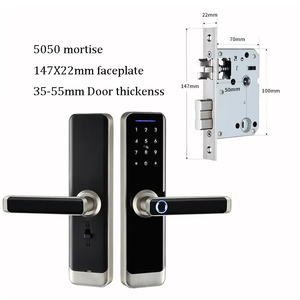 Tuya TTlock Smart RFID Fingerprint Digital <strong>Door</strong> Locks with Keys - Product Image 6