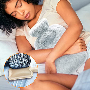 Dropshipping <strong>Hot</strong> <strong>Water</strong> <strong>Bottle</strong> With Plush Cover 2L PVC <strong>Hot</strong> <strong>Water</strong> Bag <strong>for</strong> Neck Shoulder Pain and Hand <strong>Feet</strong> Warmer Menstrual Cramps - Product Image 6