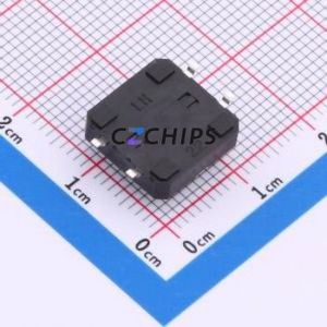 TS126TP 250gf 009 Tactile Switch SMD-4P,12x12mm Switch Single Pole Single Throw 2.5N Vertical Mount 12mm - Product Image 2