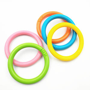 Großhandel farbigen Kunststoff Kreis offenen Ring 22mm 25mm 32mm bunten Ring für Notebook Binder Ring Spielzeug DIY Keychaain Zubehör - Product Image 4