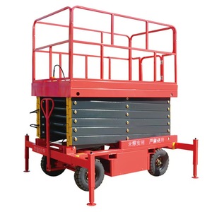 Elevador de tijera Manual para exteriores de 8m, silla de ruedas, todo terreno <span class=keywords><strong>AWP</strong></span> para granja agrícola, elevador de tijeras compacto fangoso - Product Image 2