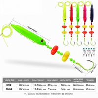 Hameçon rond Zig-dog pour l'exportation transfrontalière, montage pour appât vivant, design flottant avec sonnette, pour la pêche au poisson-chat en réservoirs, lancer longue distance
