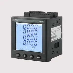 Acrel APM800 misuratore di potenza elettrica RS485 Modbus/Profibus TCP AC multifunzione pannello trifase misuratore di energia monitoraggio corrente