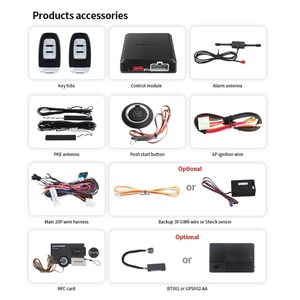 EASYGUARD Universal EC002-NS--NFC-AA PKE Car Alarm System Passive Keyless Entry & <b>Remote</b> Engine Start & NFC <b>Lock</b> Unlock - Product Image 3