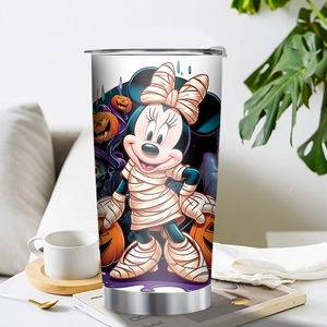Vaso cónico de acero inoxidable con estampado UV de <span class=keywords><strong>Manga</strong></span> Halloween de 20oz, respetuoso con el medio ambiente, envío rápido a EE. UU. Para vasos promocionales - Product Image 1