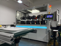 Inkjet Single Pass Digital UV Printer, kecepatan tinggi Printer bahan keras mesin cetak tutup botol USB cetak Disk