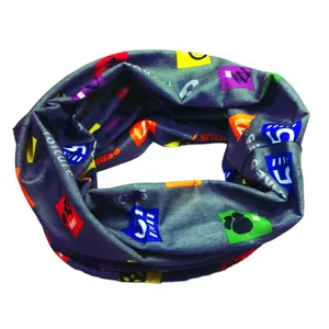 Custom Print Sublimatie Naadloze Hals Buis Bandana Hoofdband Gezichtsmasker Sjaal En Hoofddoek Bandana Sjaal