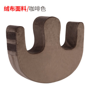 Tapis de rotation en forme de U Xinchuangjia, vert peluche, ergonomique, pour l'aide aux jambes des personnes alitées - Product Image 2