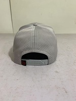 Sombrero de Marco A de 5 paneles, calidad personalizada, a rayas, impermeable, poliéster, deporte, Golf, gorra perforada con corte láser, gorra de béisbol