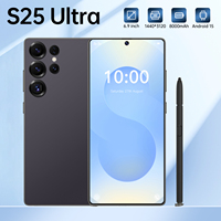 Nuevo Smartphone S25 Ultra 5G, Pantalla HD de 7.3 Pulgadas, Deca Core, Cámara Trasera de 108MP, Versión Global Android 15, Teléfono Móvil LTE