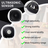 Speaker Mobil 4 inci 4Ohm 25W, komponen akustik Loudspeaker Magnet hitam untuk kendaraan