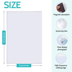 Cornice Magnetica dal Design Moderno con Bordo Bianco, Forma Personalizzabile, Riutilizzabile per Magneti da Frigorifero - Product Image 4