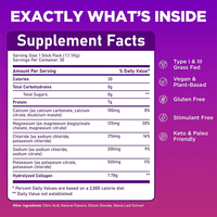 Rosebest, fabricant chinois, électrolytes en vrac, poudre de peptides de collagène, suppléments énergétiques en sachet, boisson pour l'hydratation, la peau et les cheveux