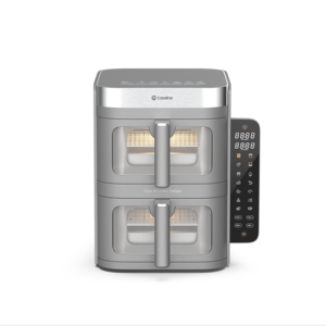 Freidora de Aire Digital Inteligente de Nuevo Diseño, 6L+6L, <span class=keywords><strong>Doble</strong></span> Capa, Electrodoméstico de Cocina Saludable - Product Image 4