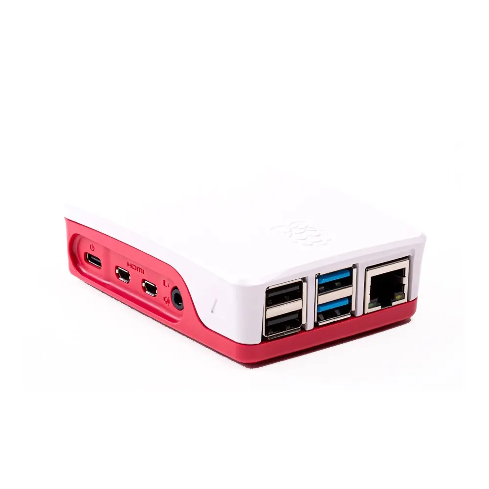 New Official White Red Factory Wholesale ABS raspberry pi 4 case