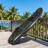 Planche de surf électrique en fibre de carbone avec télécommande sans fil, batterie 72V, haute vitesse, étanche pour les sports nautiques, longue autonomie