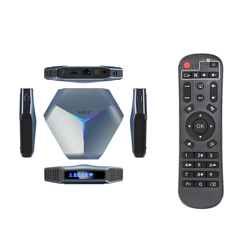 Full HD Android TV Box nhà máy bán buôn Kép WIFI Bluetooth 4.1 128GB hộp thông minh