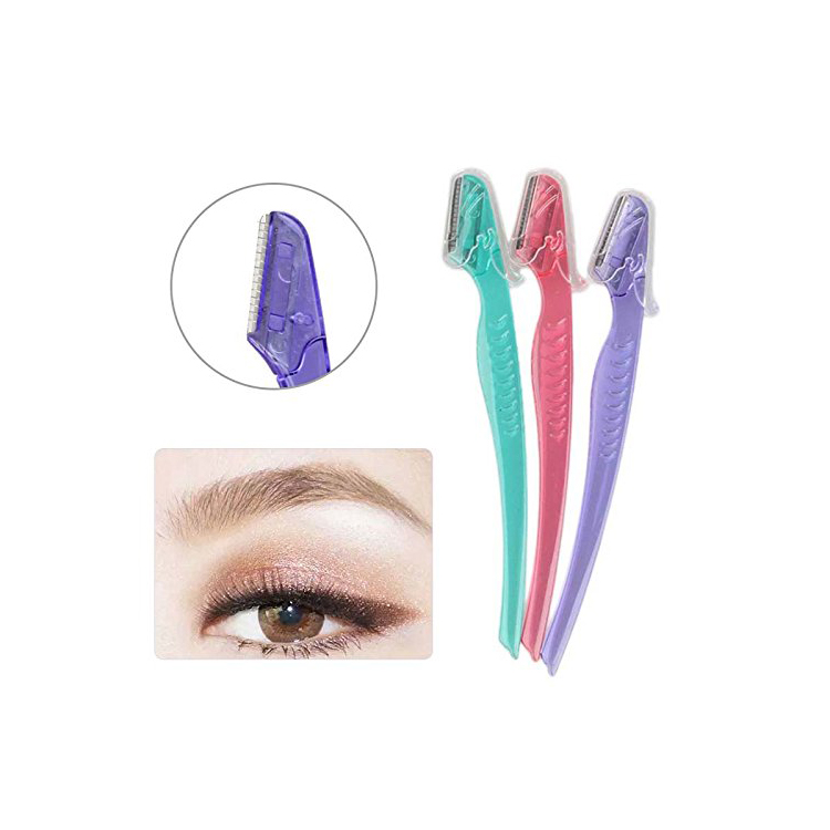 Jzg 1 шт. частная этикетка с логотипом на заказ упаковка волосяной покров лица и пластиковая мини триммер для бровей