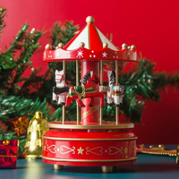 Cadeaux de fête, décorations du Nouvel An, décoration intérieure, ornements de Noël, boîte à musique, cadeaux d'anniversaire pour enfants