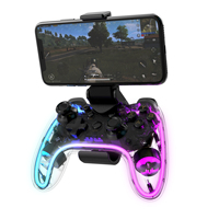 Manette de jeu avec moteur de vibration et bouton turbo compatible avec les téléphones mobiles, les PC, Android/iOS, Switch