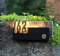 Letrero Personalizado con Logotipo, Número de Habitación, Foto, Placa de Puerta Personalizada para Hotel, Casa de Huéspedes, Comercial, Exterior