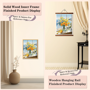 Offre Spéciale Kit de Peinture Diamant 5D DIY Style Fleurs sur le rebord de la fenêtre Peinture Diamant Imprimée en Gros - Product Image 5