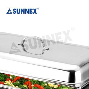 Sunnex Buffet Heater Stainless Steel <b>Food</b> <b>Warmer</b> Container Catering Buffet Equipment <b>Electric</b> Chafing Dish - Product Image 4