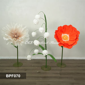 Decoración de Boda, Flor Mecánica Grande de Seda Artificial, Flor Gigante de Organza, Decoración con Flores Grandes - Product Image 2