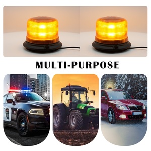 ECE R65 TA2, rotación magnética, luz <span class=keywords><strong>de</strong></span> baliza LED ámbar <span class=keywords><strong>de</strong></span> alta potencia para camiones <span class=keywords><strong>de</strong></span> Agricultura <span class=keywords><strong>de</strong></span> servicio pesado, Tractor, ambulancia, coches - Product Image 3