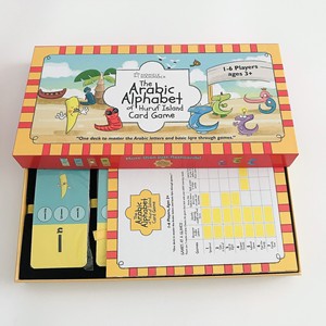 Service d'impression de jeu de cartes mémoire d'alphabet numérique <span class=keywords><strong>arabe</strong></span> animal des douanes pour enfants - Product Image 2