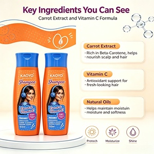 Kit de soin capillaire professionnel KAOYO à la carotte <span class=keywords><strong>et</strong></span> à la vitamine C, shampooing <span class=keywords><strong>et</strong></span> après-<span class=keywords><strong>shampoing</strong></span> anti-casse <span class=keywords><strong>et</strong></span> lissant pour tous types de cheveux - Product Image 3